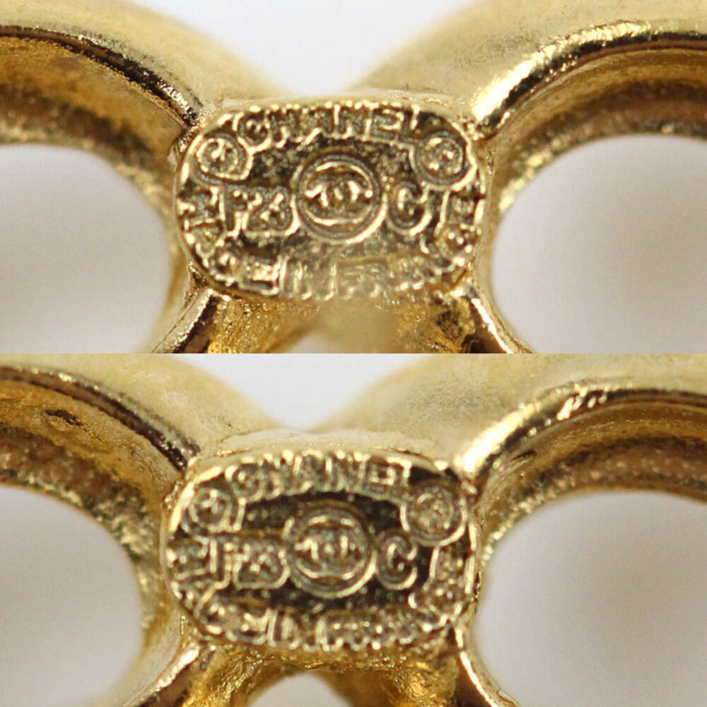 CHANEL Authentic Logo Earrings - Picture 6 of 7